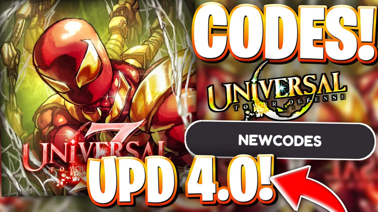 Universal Tower Defense Z codes — Roblox redeem code list